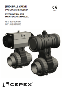 Manual Ball valve [IND] pneumatic actuation