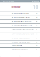 Valve catalog actuated